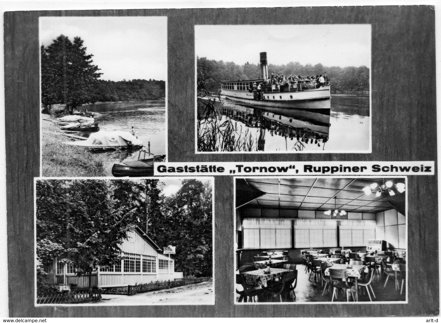 DC3080 - Postkarte Gaststätte Tornow Ruppiner Schweiz - Fürstenberg