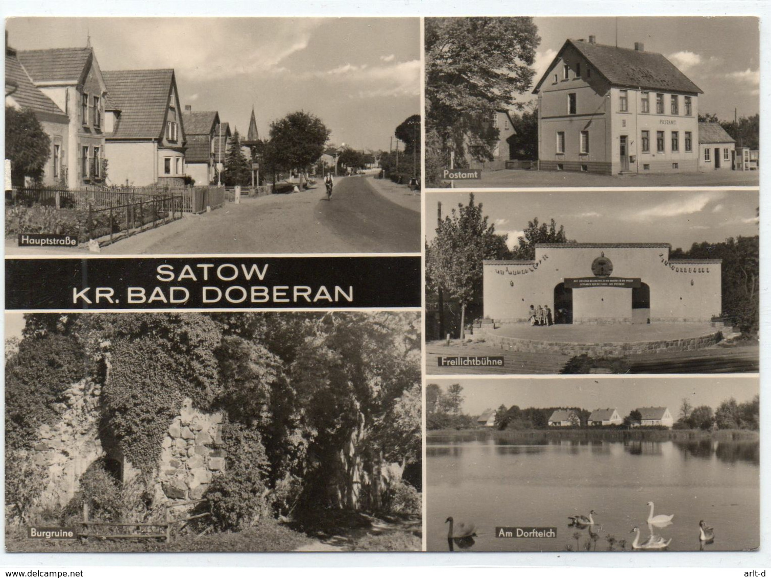 DC2913 - Postkarte Bad Doberan Satow Hauptstrasse Postamt - Bad Doberan