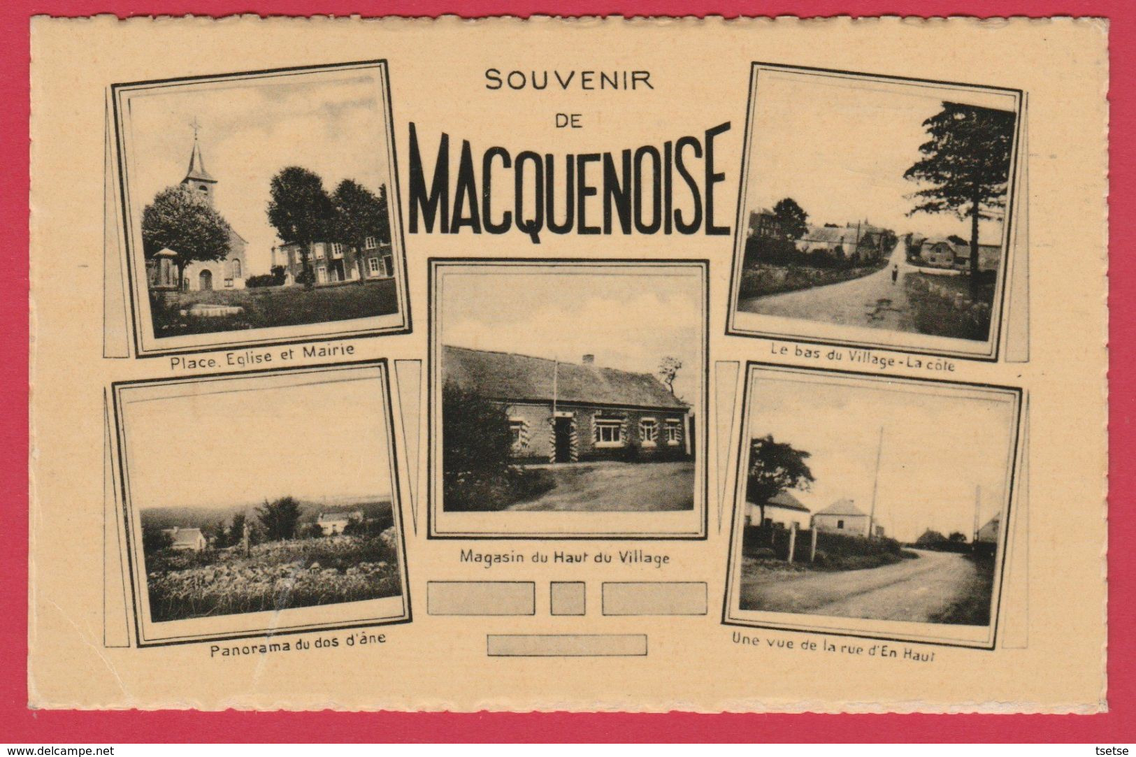 Macquenoise - Souvenir De ... - Carte Mulivues ( Voir Verso ) - Momignies