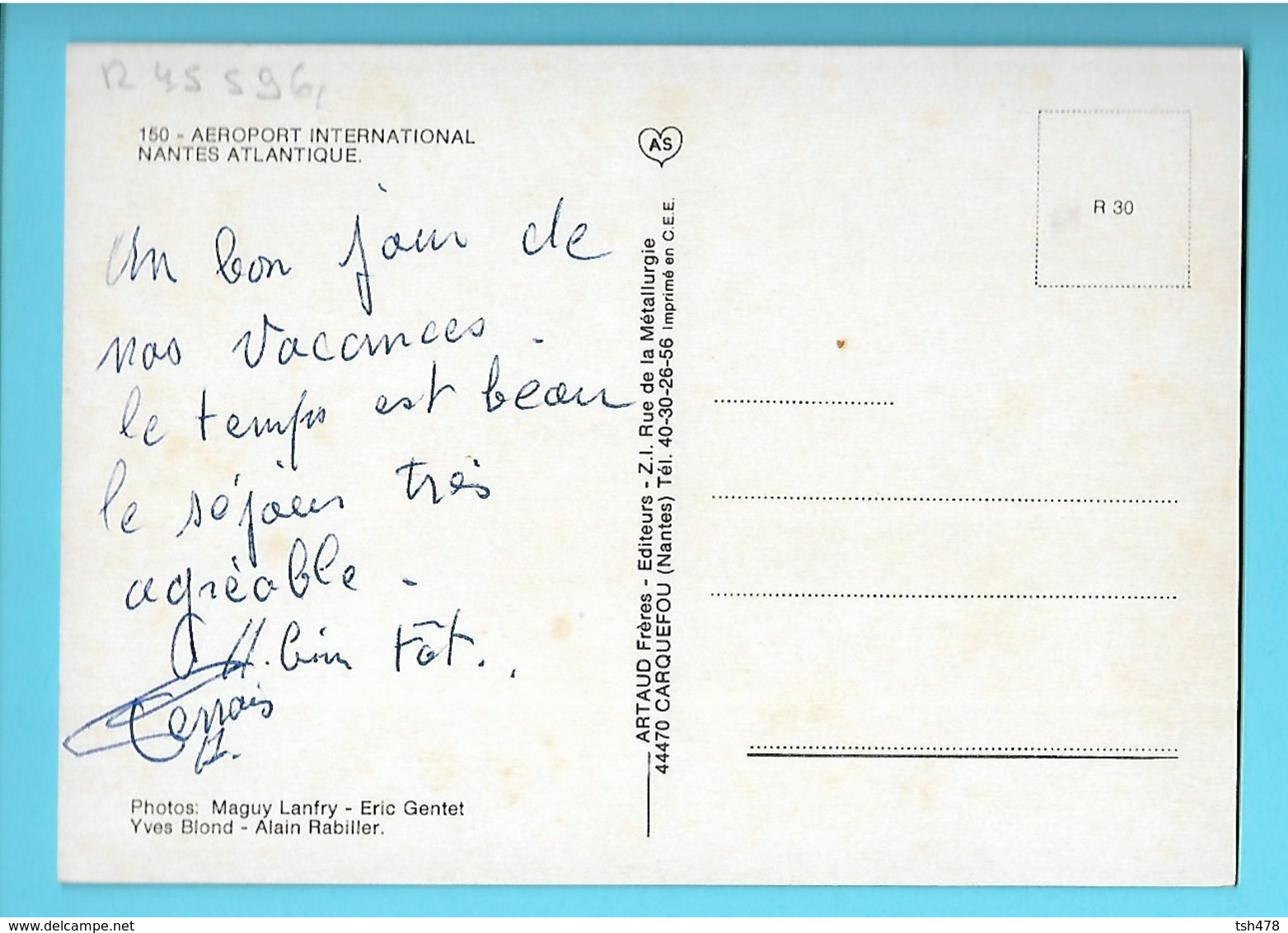 44----NANTES---aéroport International Nantes Atlantique--multi-vues--voir 2 Scans - Nantes