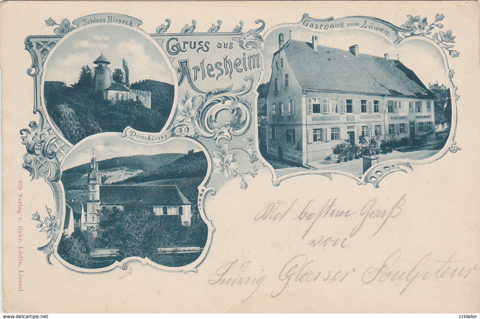 SUISSE - ARLESHEIM - GRUSS AUS - GASTHAUS ZUM LÖWEN - Arlesheim