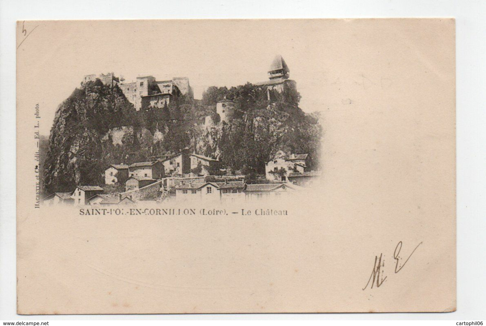 - CPA SAINT-POL-EN-CORNILLON (42) - Le Château - Edition HACHETTE - - Other & Unclassified