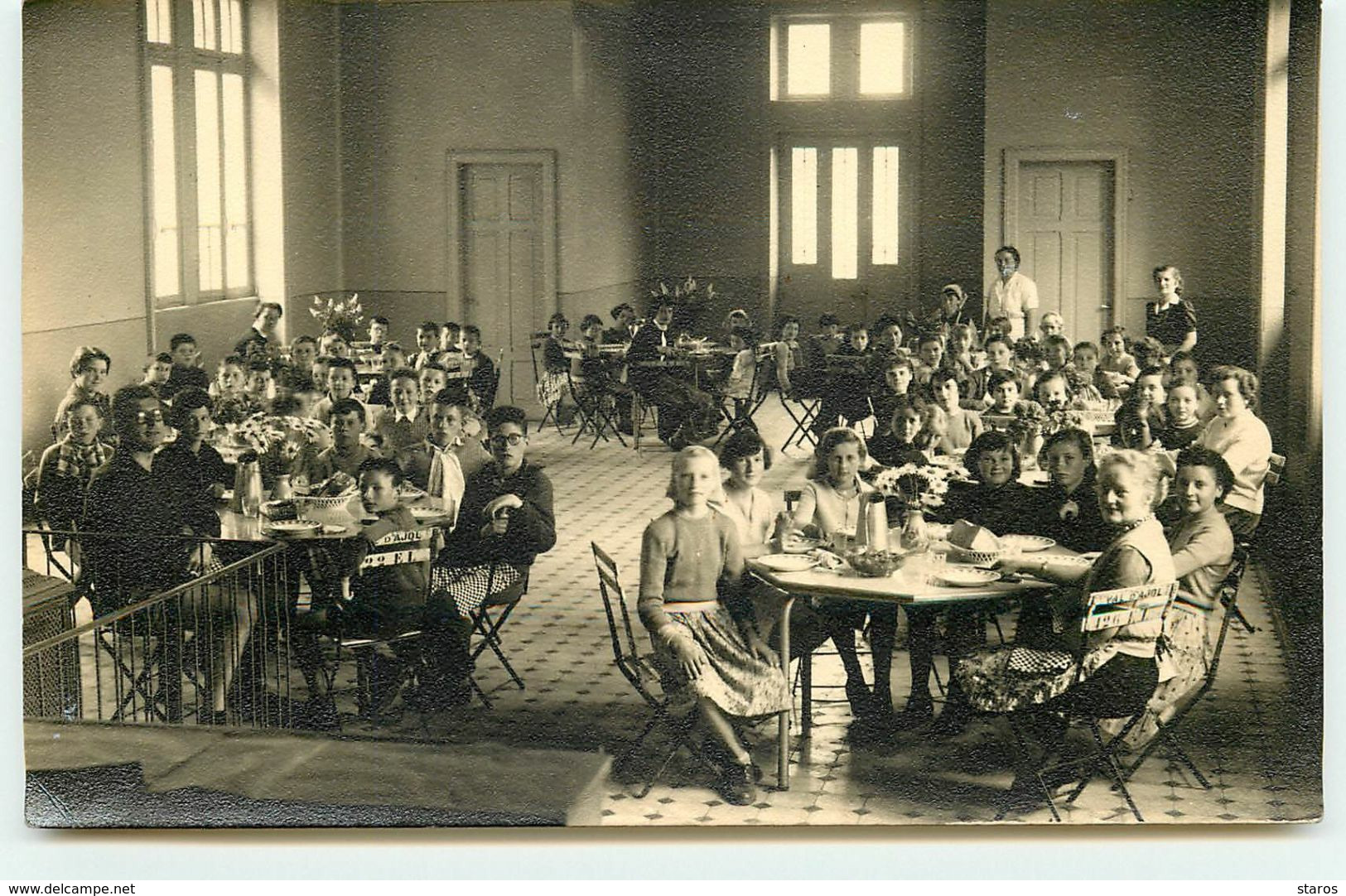 Carte Photo - VAL D'AJOL - Grand Hôtel De La Feuillée Nouvelle - Institut Médico-Educatif - Ets. Enfants... Handicapés - Otros & Sin Clasificación