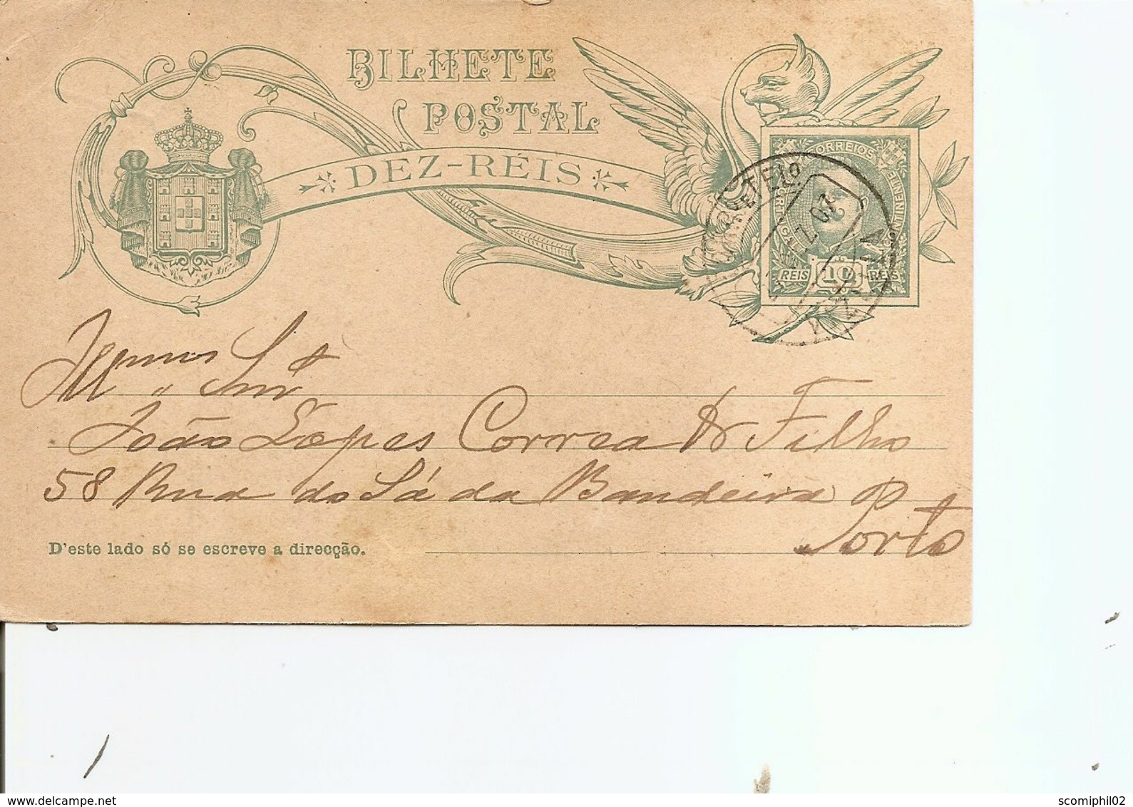 Portugal ( EP De 1907 De Vizzela Vers Porto à Voir) - Covers & Documents