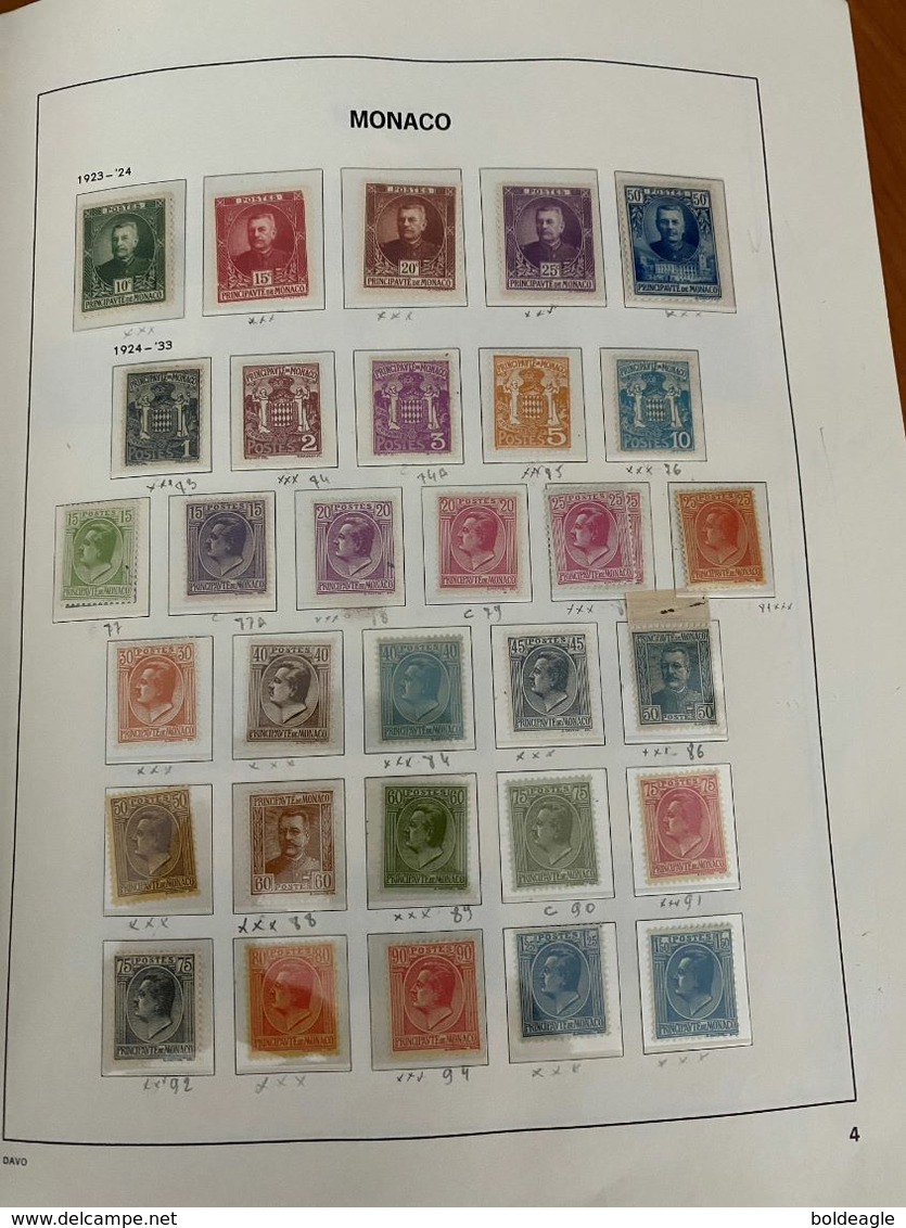 MONACO - Année 1923/1933- 31 Timbres Neufs Sans Charniére - (voire Scan )  Port Offert - Ungebraucht