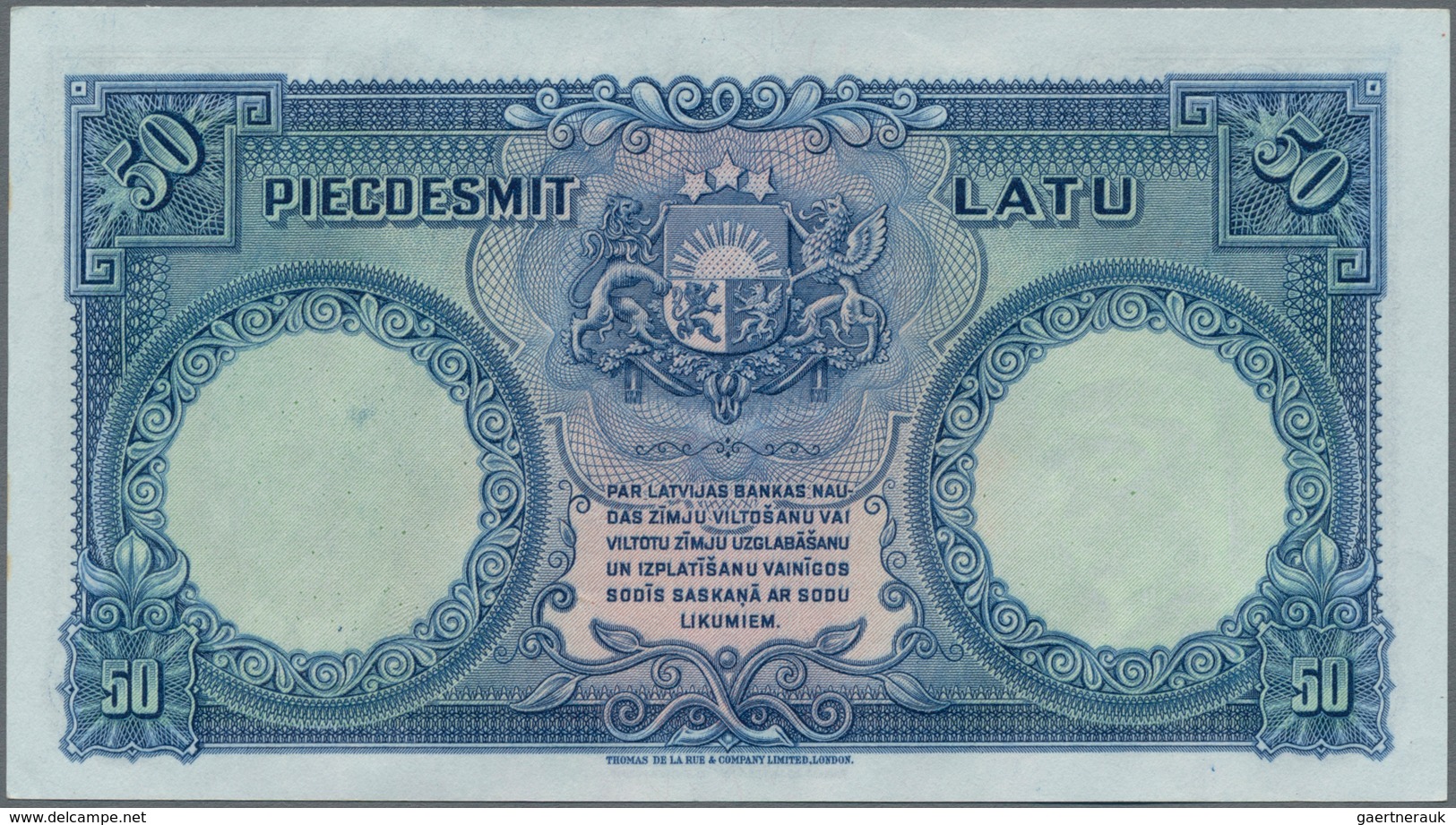 Latvia / Lettland: Latvijas Banka Pair With 50 Latu 1934 P.20 In Perfect UNC And 100 Latu 1939 P.22 - Letland