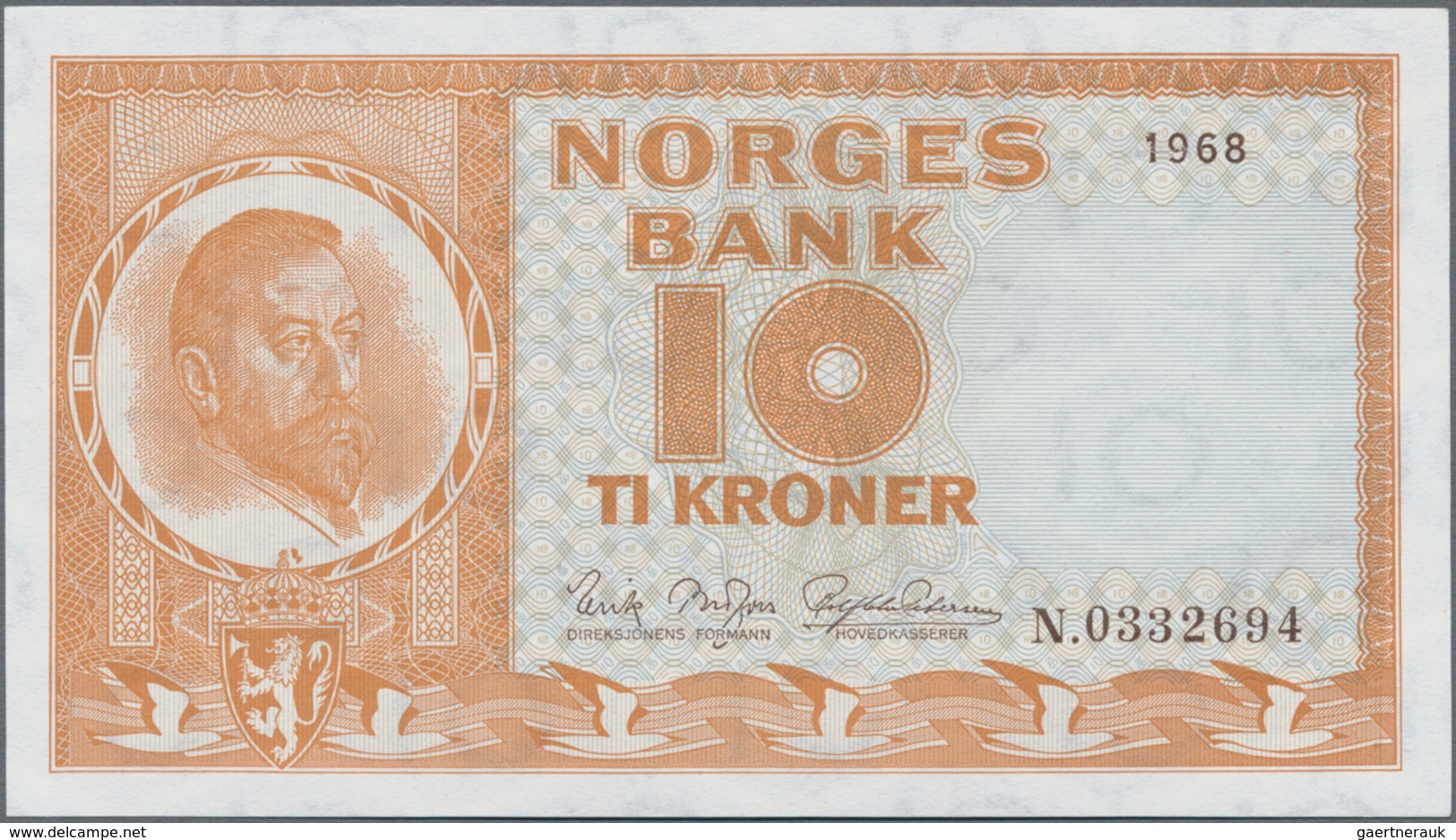 Norway / Norwegen: Lot With 13 Banknotes 10 Kroner P.31d,e,f, Comprising 3x 10 Kroner 1968 (VF+ To U - Norwegen