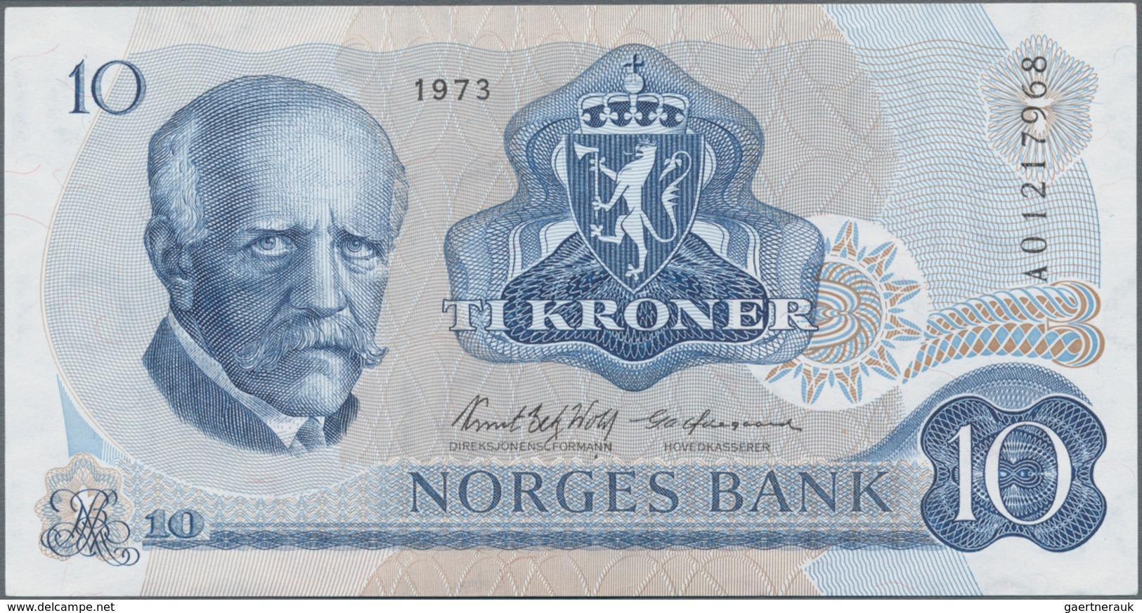 Norway / Norwegen: Huge Lot With 32 Banknotes 10 Kroner P.36b,c, Comprising 4x 1973 (VF To AUNC), 3x - Noorwegen