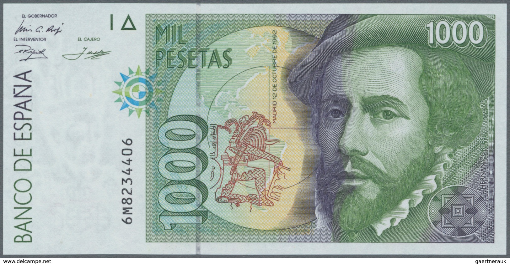 Spain / Spanien: Banco De España: Set Of 7 Different Banknotes Containing 1 Peseta 1951 P. 139a (UNC - Altri & Non Classificati