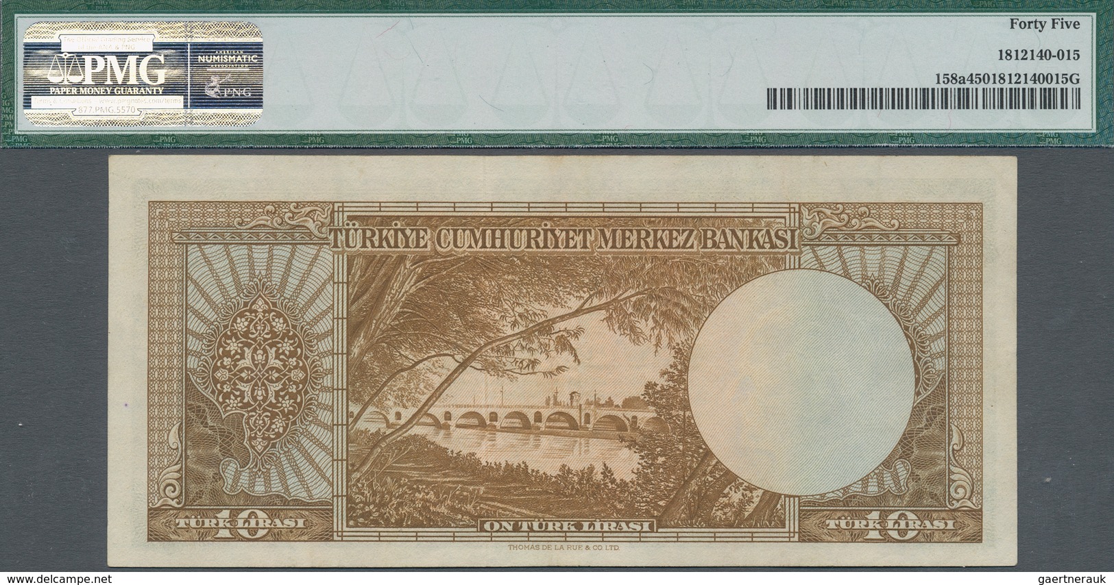 Turkey / Türkei: 10 Lira L.1930 (1958) "Atatürk" - 5th Issue, P.158a, Great Original Shape With Tiny - Türkei