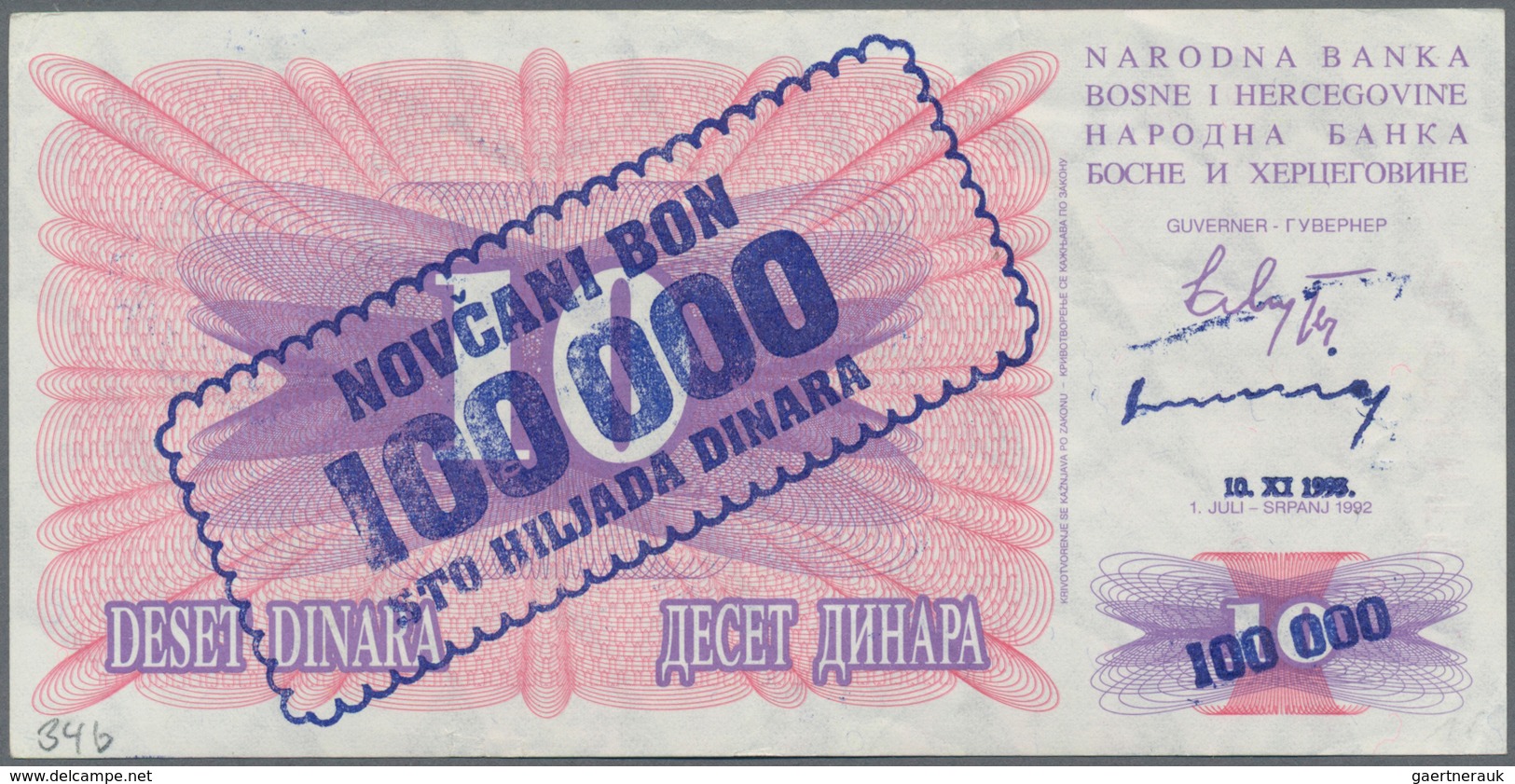 Bosnia & Herzegovina / Bosnien & Herzegovina: Huge Lot With More Than 600 Banknotes Bosnia & Herzego - Bosnia Erzegovina