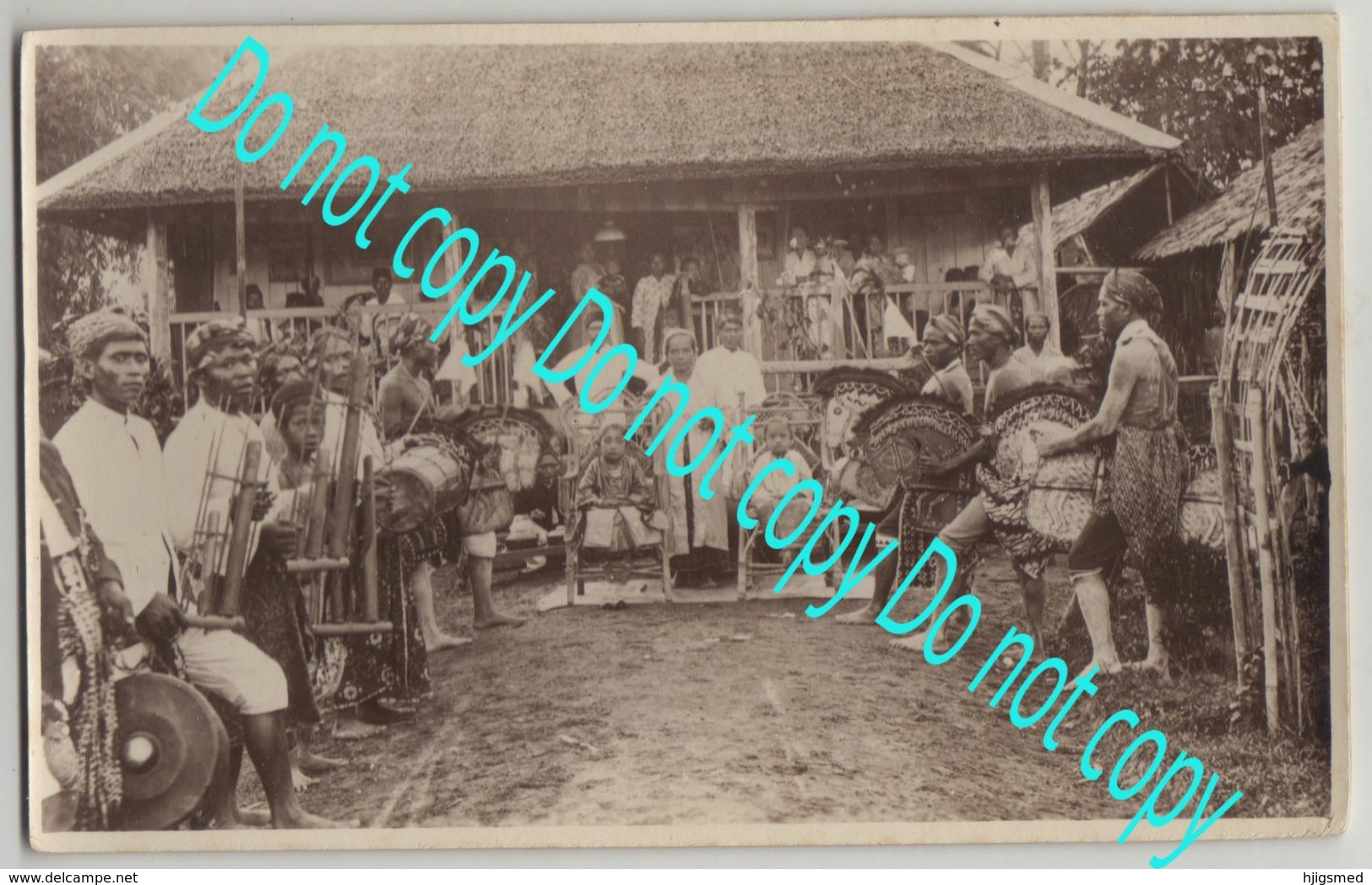 Indonesia Sumatra Asia Crowning Ceremony RRR! Dutch Edition Colony RPPC Real Photo 11837 Post Card Postkarte POSTCARD - Indonesia