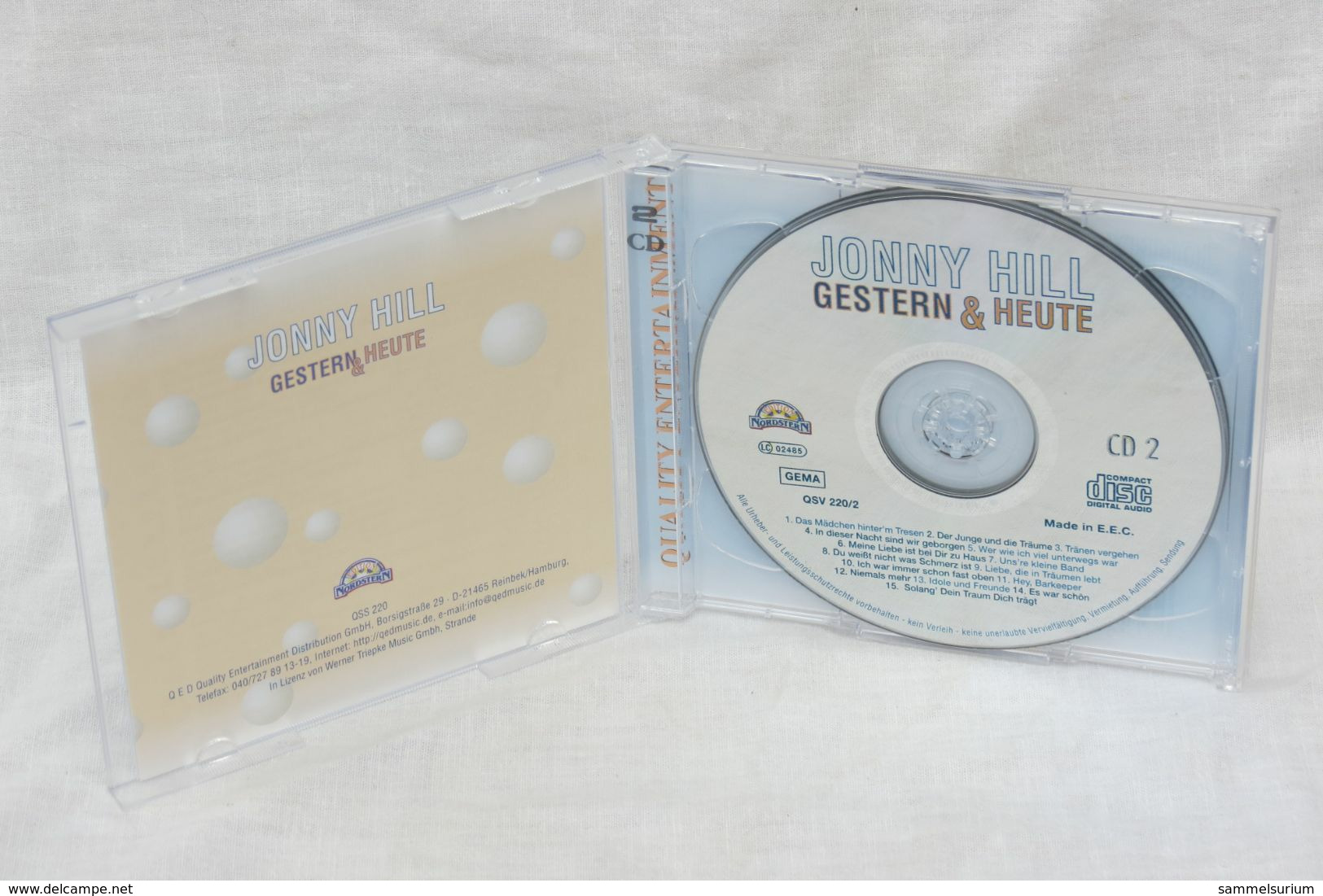 2 CDs "Jonny Hill" Gestern & Heute - Sonstige - Deutsche Musik