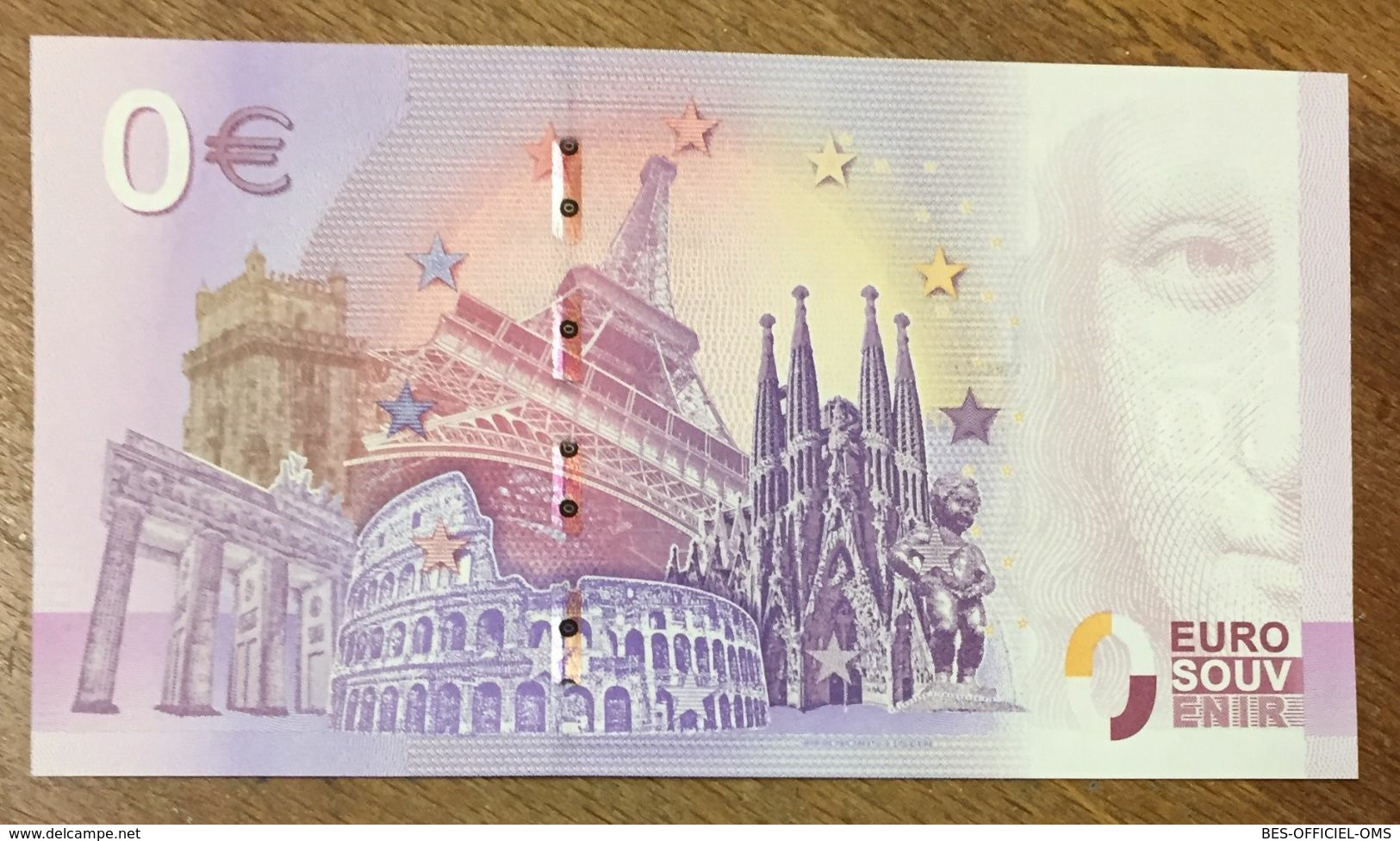 84 GORDES VILLAGE DES BORIES BILLET 0 EURO SOUVENIR 2019 ZERO 0 EURO SCHEIN PAPER MONEY BANKNOTE BANK NOTE - Privatentwürfe