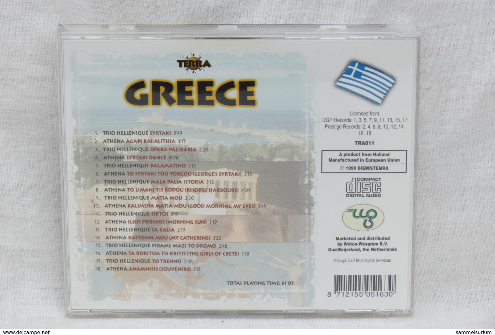 CD "Greece" Terra - Autres & Non Classés