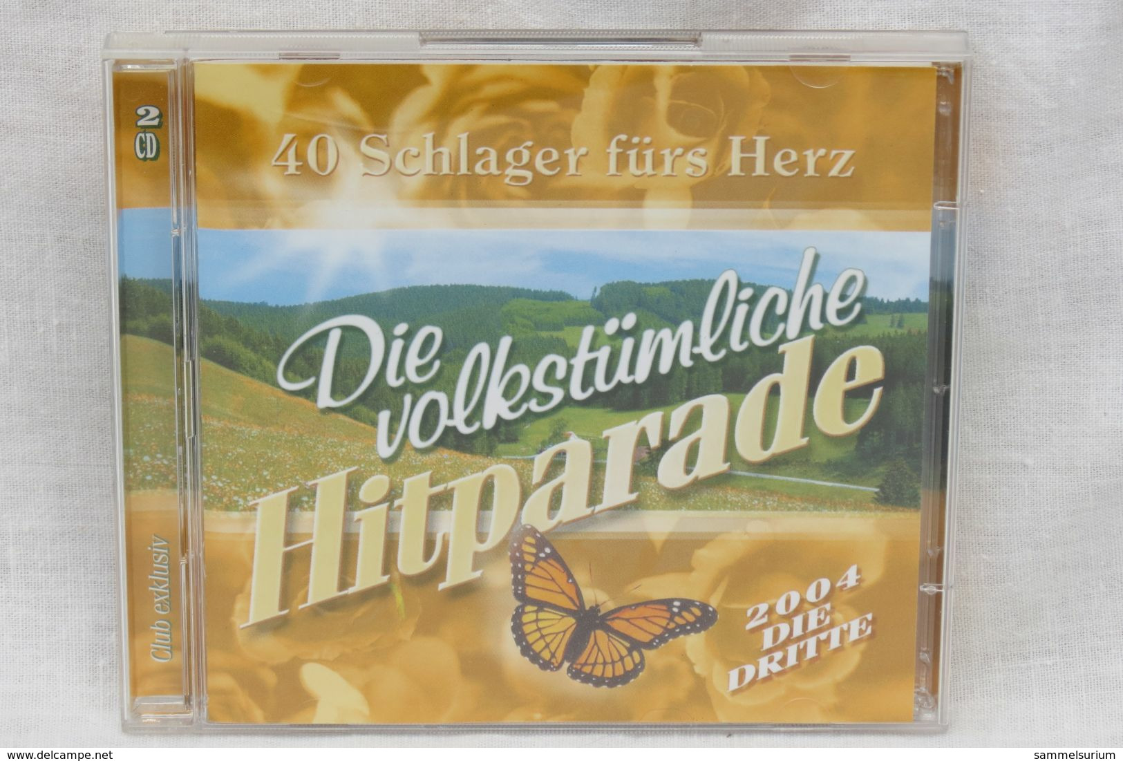 2 CDs "Die Volkstümliche Hitparade" 40 Schlager Fürs Herz, Ausgabe 2004 Die Dritte - Sonstige - Deutsche Musik