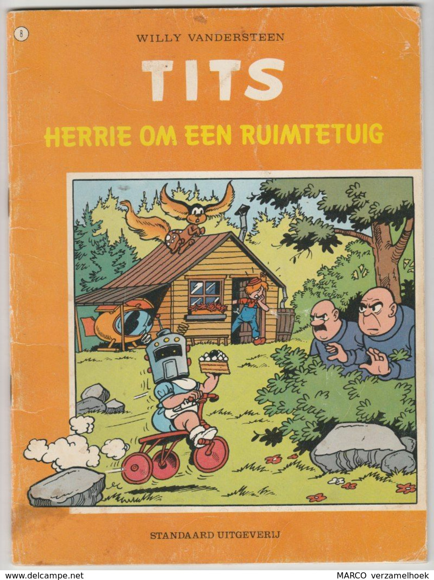 8. Tits Herrie Om Een Ruimtetuig Willy Vandersteen Standaard Uitgeverij 1980 - Tits