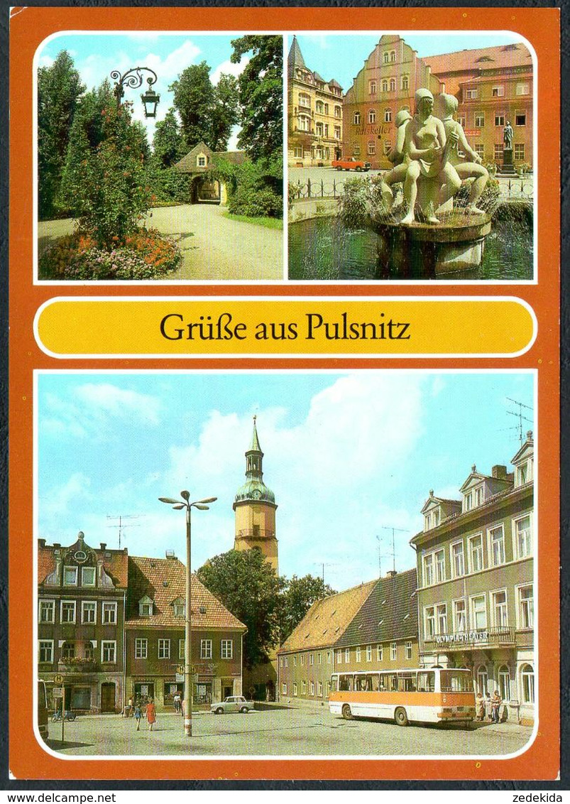 E0293 - TOP Pulsnitz - Bus Ikarus Omnibus - Bild Und Heimat Reichenbach - Pulsnitz