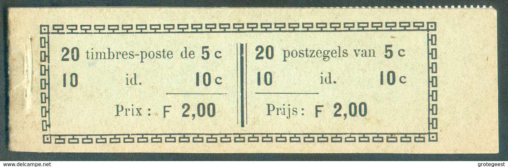 Carnet A11 Complet Et De Belle Fraîcheur.  Superbe.  COB. 220 Euros  -. 16000 - 1907-1941 Old [A]