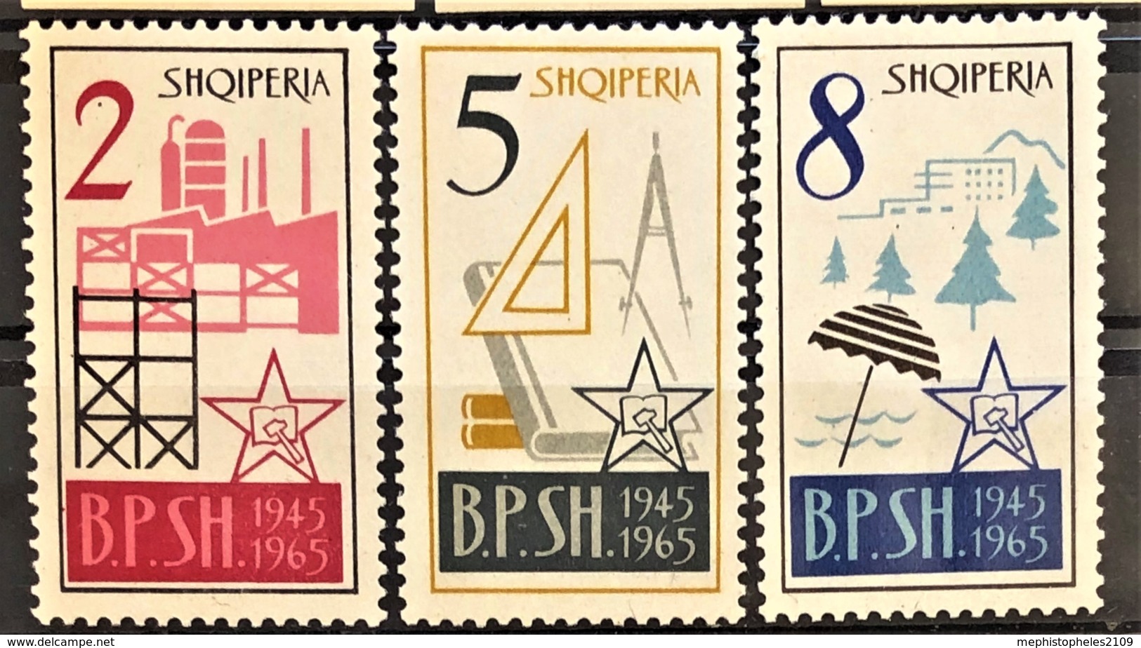 ALBANIA 1965 - MNH - Mi 918-920 - B.P.SH. - Albania