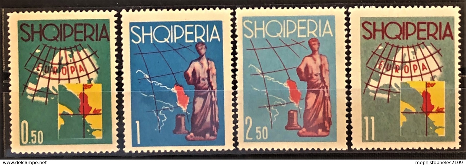 ALBANIA 1962 - MNH - Mi 683-686 - Europa - Albania