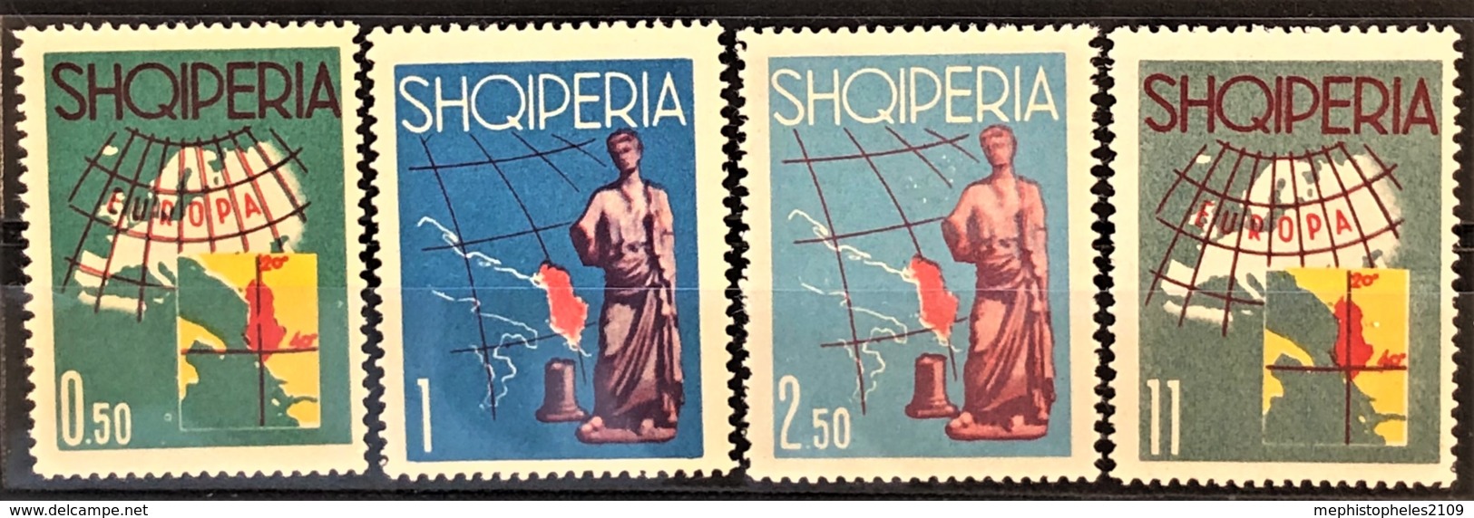 ALBANIA 1962 - MNH - Mi 683-686 - Europa - Albania