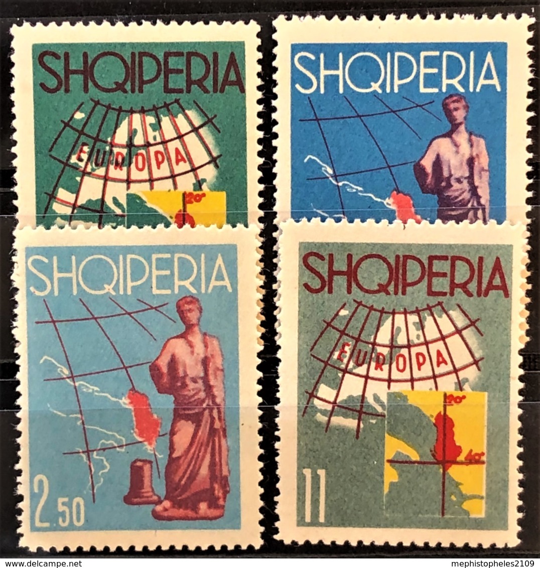 ALBANIA 1962 - MNH - Mi 683-686 - Europa - Albania