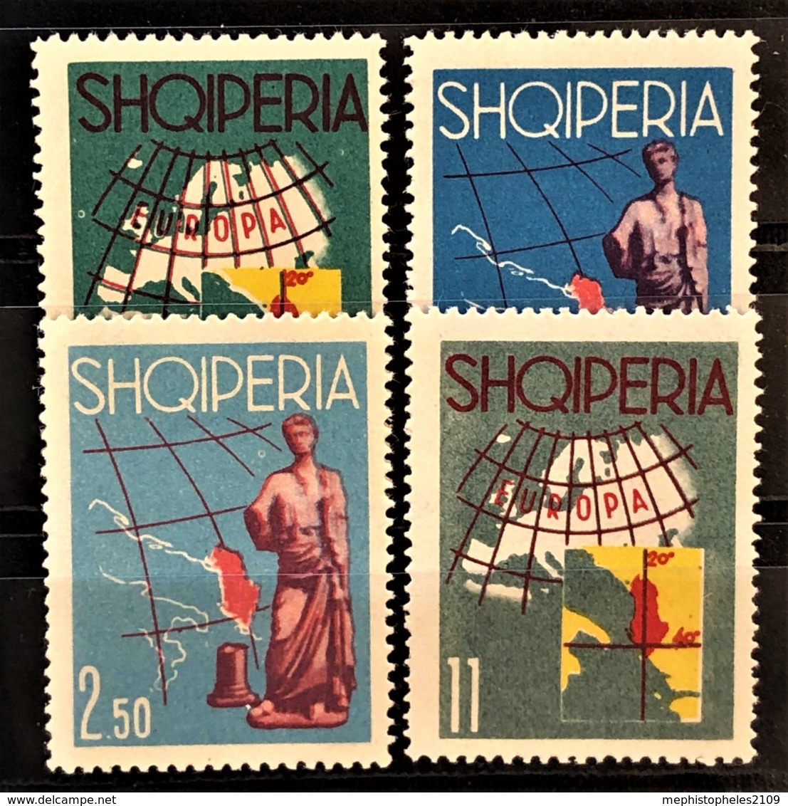 ALBANIA 1962 - MNH - Mi 683-686 - Europa - Albania