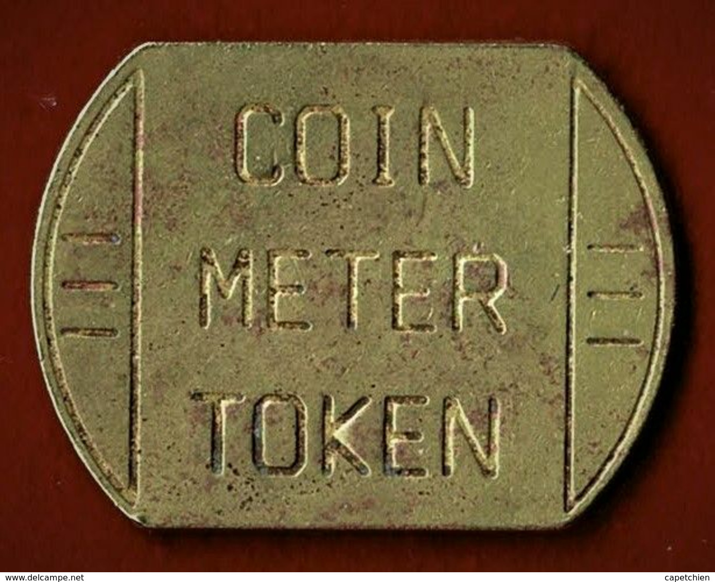 COIN METER TOKEN / USAGE DE CE JETON A DETERMINER / LES 2 FACES IDENTIQUES - Da Identificare