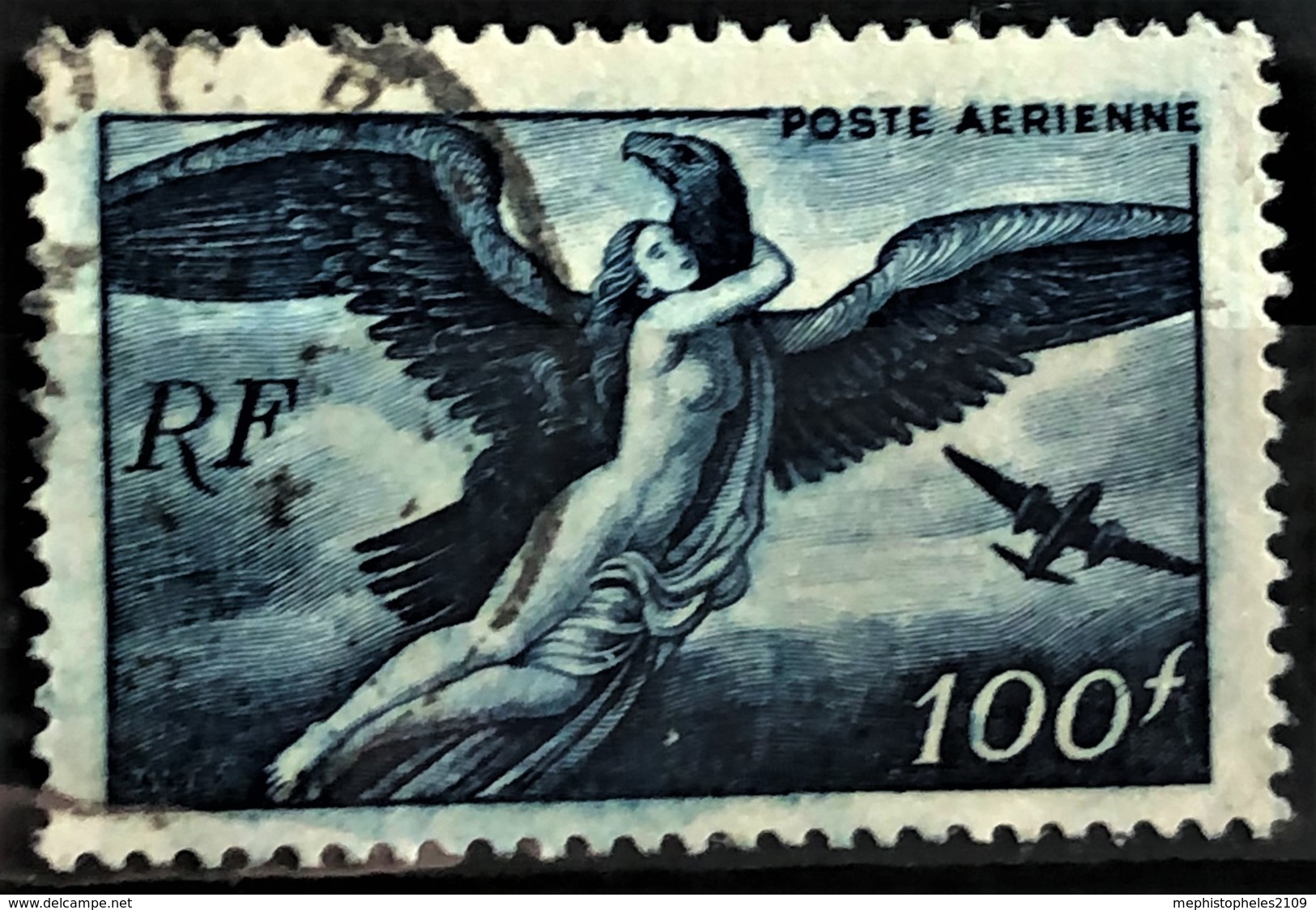 FRANCE 1946/47 - Canceled - YT 18 - Poste Aérienne 100F - 1927-1959 Usati