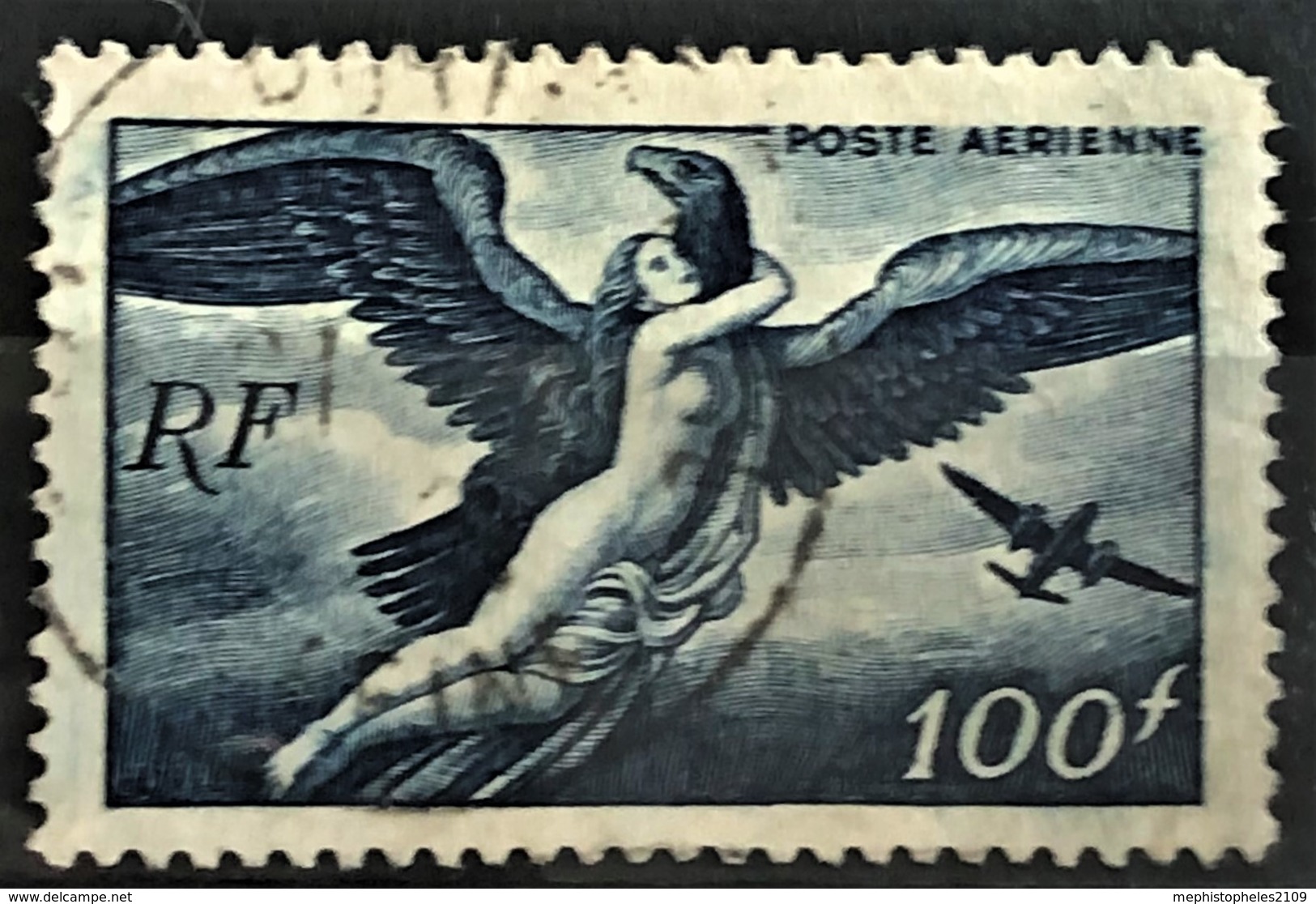 FRANCE 1946/47 - Canceled - YT 18 - Poste Aérienne 100F - 1927-1959 Usati