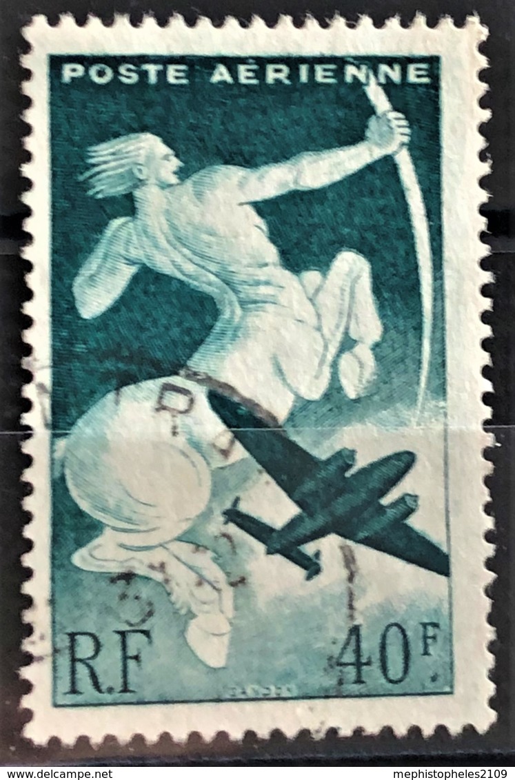 FRANCE 1946/47 - Canceled - YT 16 - Poste Aérienne 40F - 1927-1959 Oblitérés