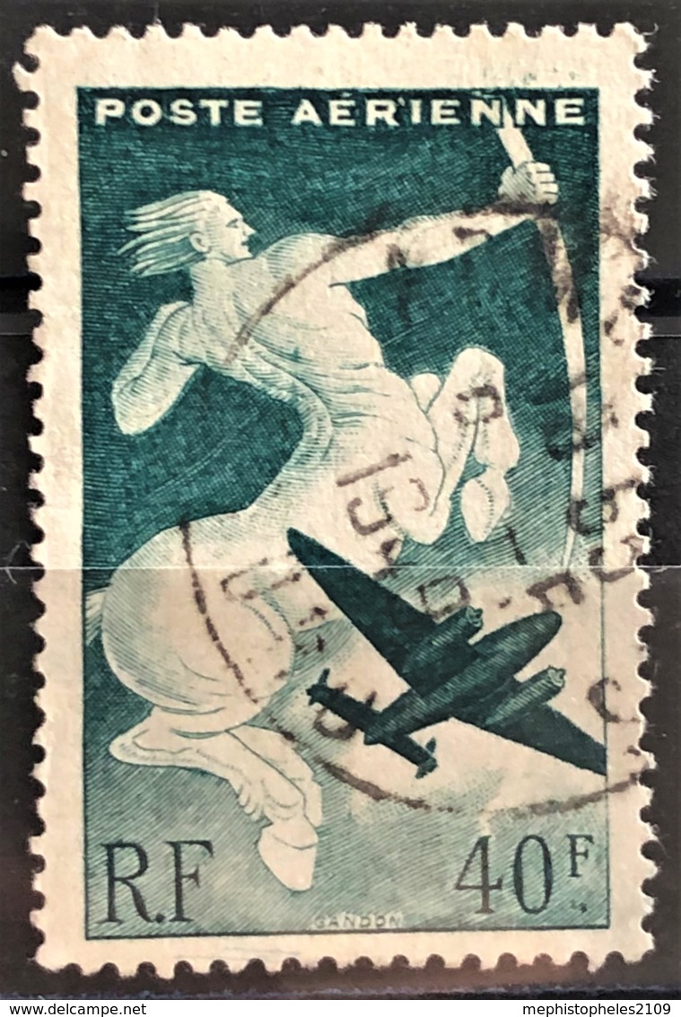 FRANCE 1946/47 - Canceled - YT 16 - Poste Aérienne 40F - 1927-1959 Usati