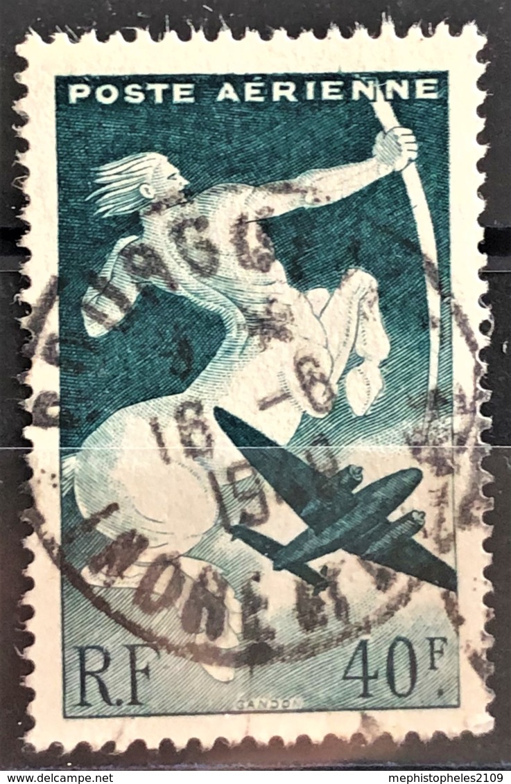 FRANCE 1946/47 - Canceled - YT 16 - Poste Aérienne 40F - 1927-1959 Usati