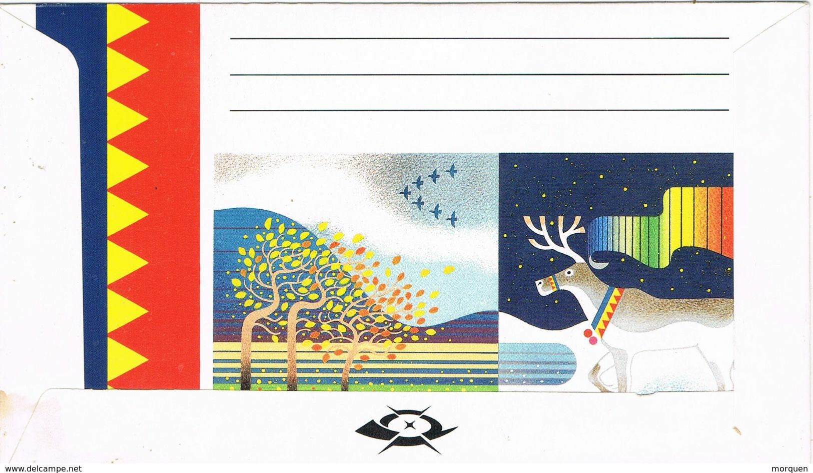 37623. Entero Postal SUOMI (Finland) P.P. Porte Pagado. SANTA CLAUS. Papa Noel Circulo Artico - Postal Stationery