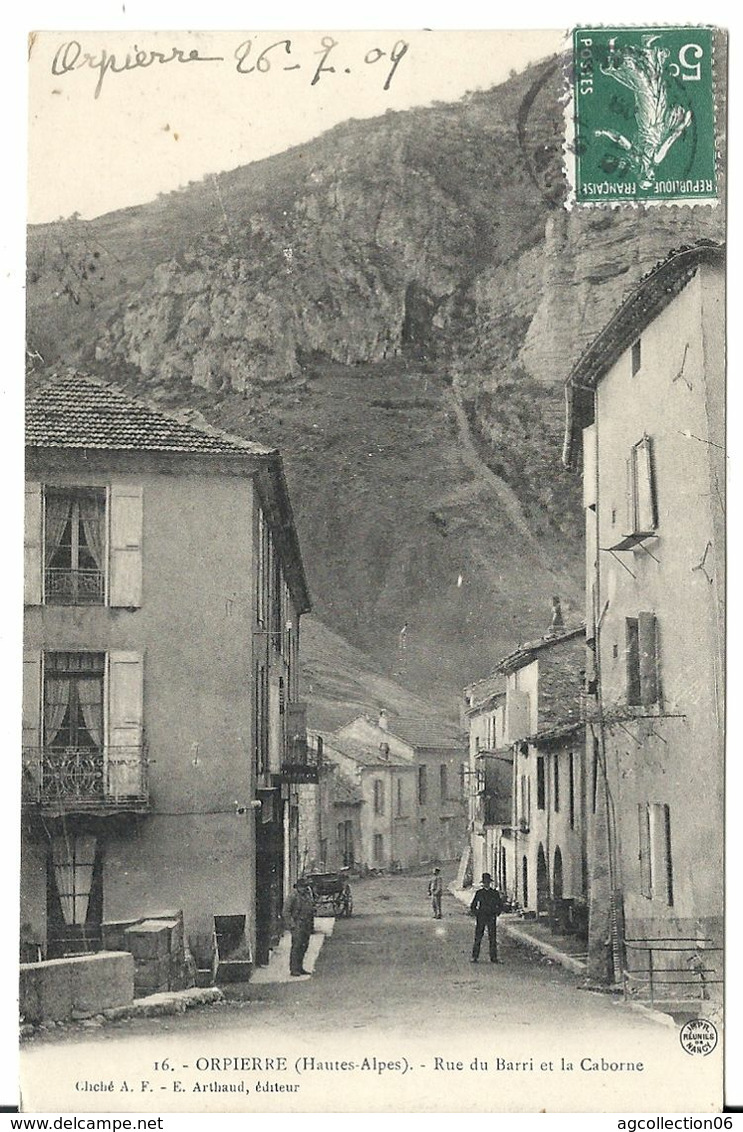 ORPIERRE. RUE DU BARRI ET LA CABORNE - Sonstige & Ohne Zuordnung