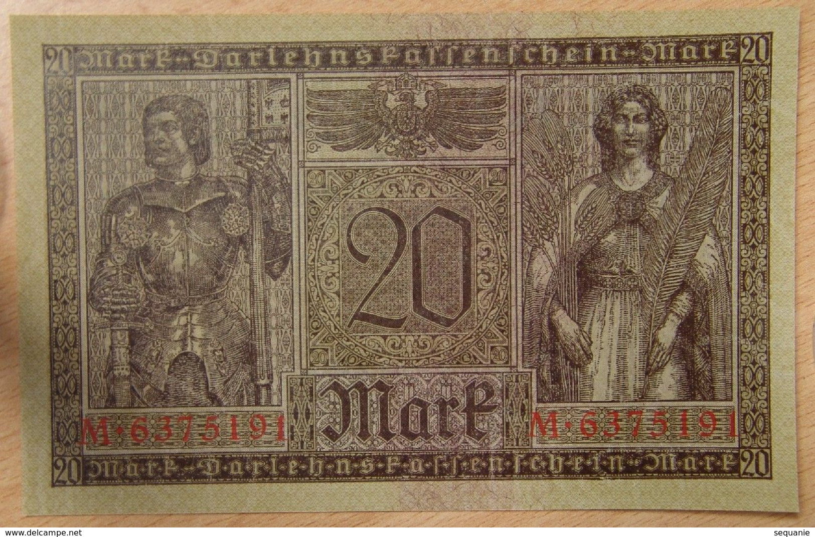 ALLEMAGNE - 20 Mark 20 Février 1918         P.057 - 20 Mark