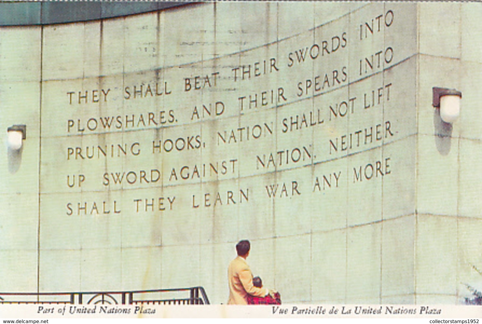 90163- NEW YORK CITY- UNITED NATIONS PLAZA, WRITTEN WALL - Places & Squares