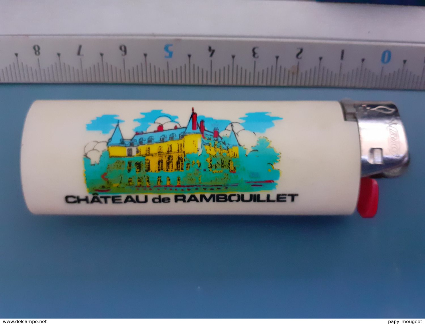 Briquet Publicitaire Usagé - Bic - Château De Rambouillet - Autres & Non Classés