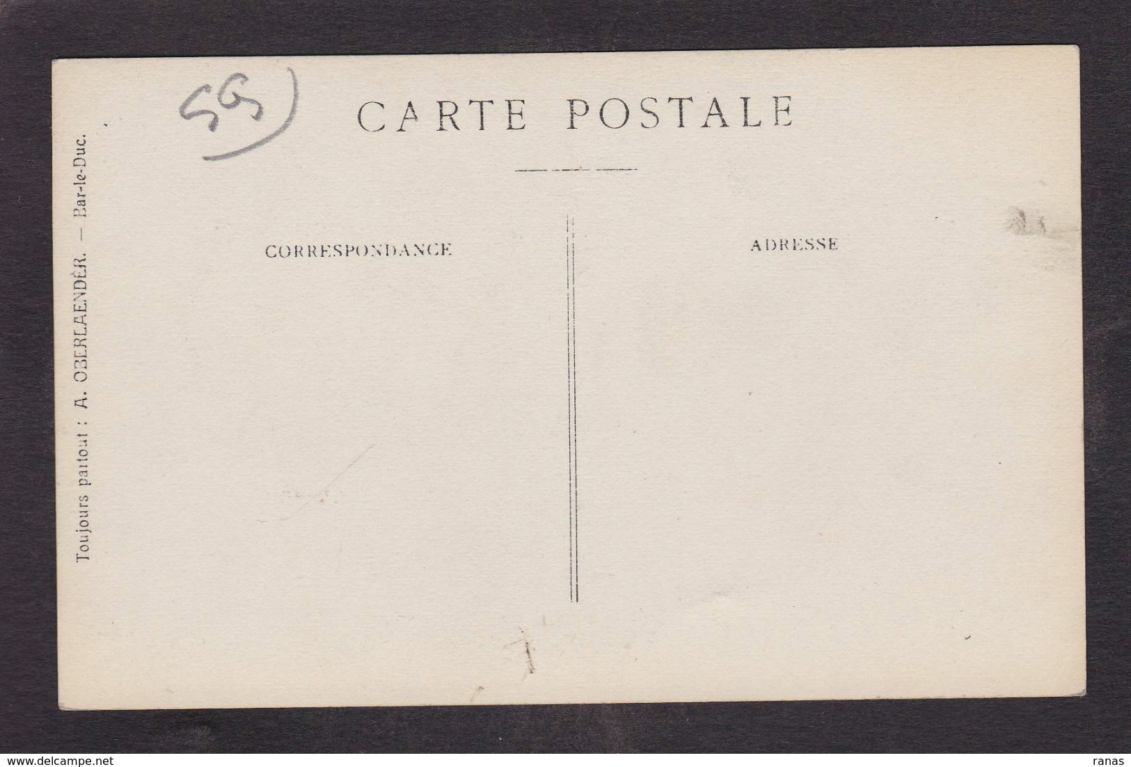 CPA Meuse 55 Bar Le Duc Carte Photo Non Circulé Voir Scan Du Dos Poicarré - Bar Le Duc