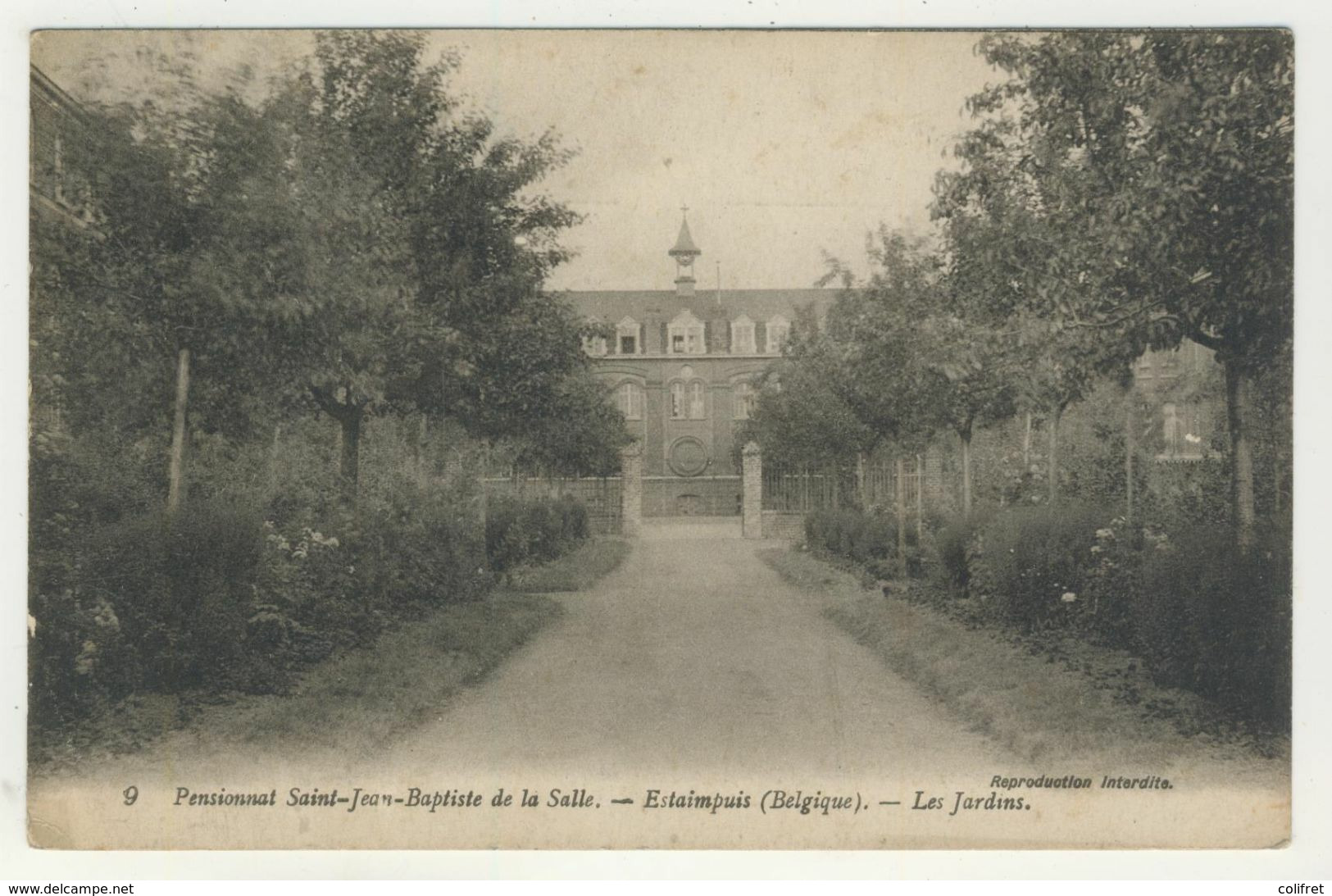 Hainaut - Estaimpuis - Pensionnat Saint-Jean-Baptiste De La Salle  -  Les Jardins - Estaimpuis