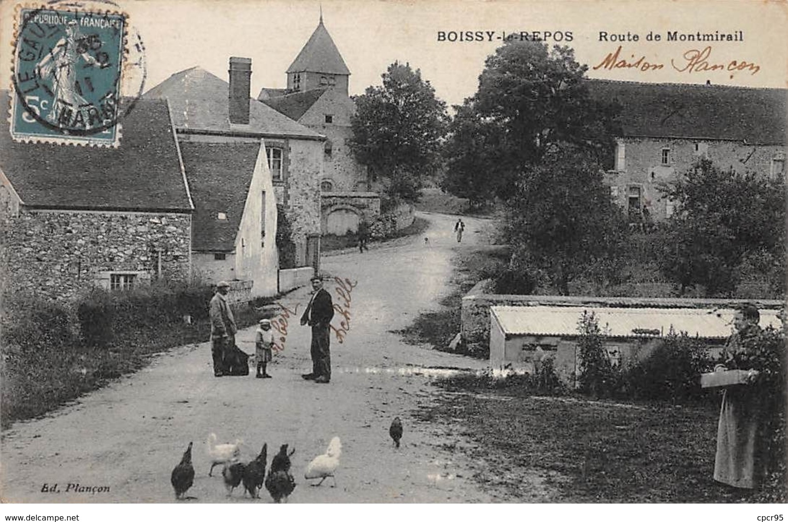 51 - N°111270 - Boissy-le-Repos - Route De Montmirail - Pas Courante - Andere & Zonder Classificatie