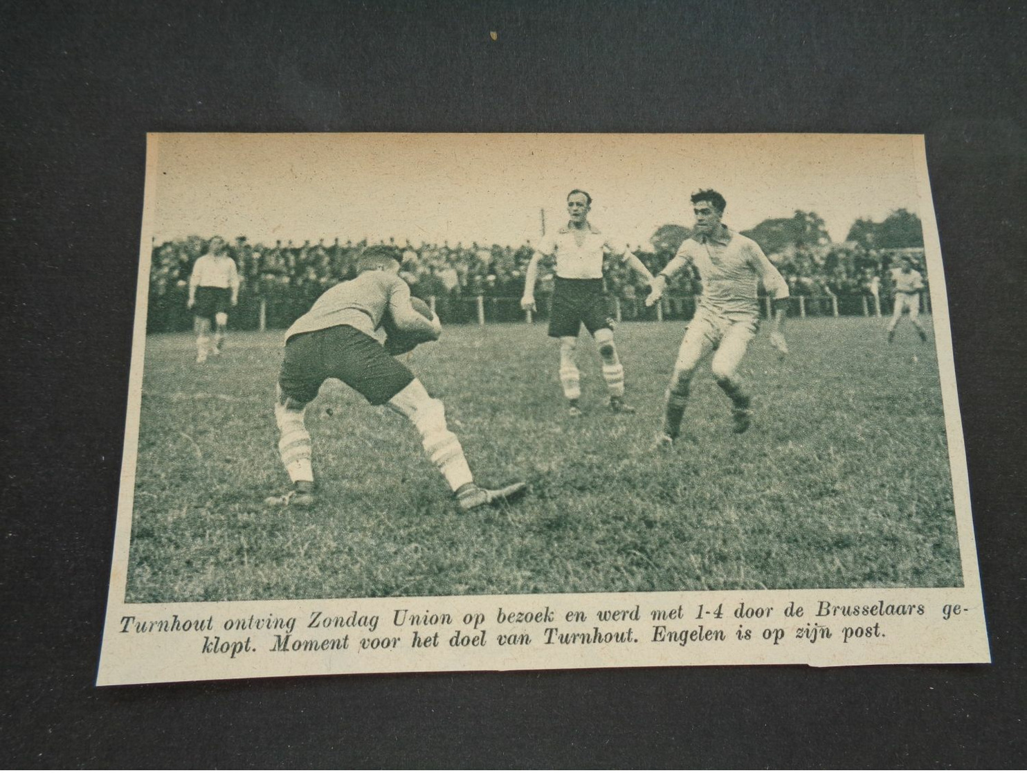 Origineel Knipsel ( 6649 ) Uit Tijdschrift "  De Stad "  1936 :  Voetbal  Football  Turnhout  - Union - Non Classés