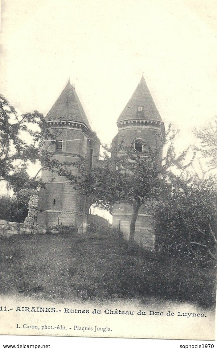 09 - 2020 - BOUL - SOMME - 80 - AIRAINES - Ruines Du Château Du Duc De Luynes - Allaines