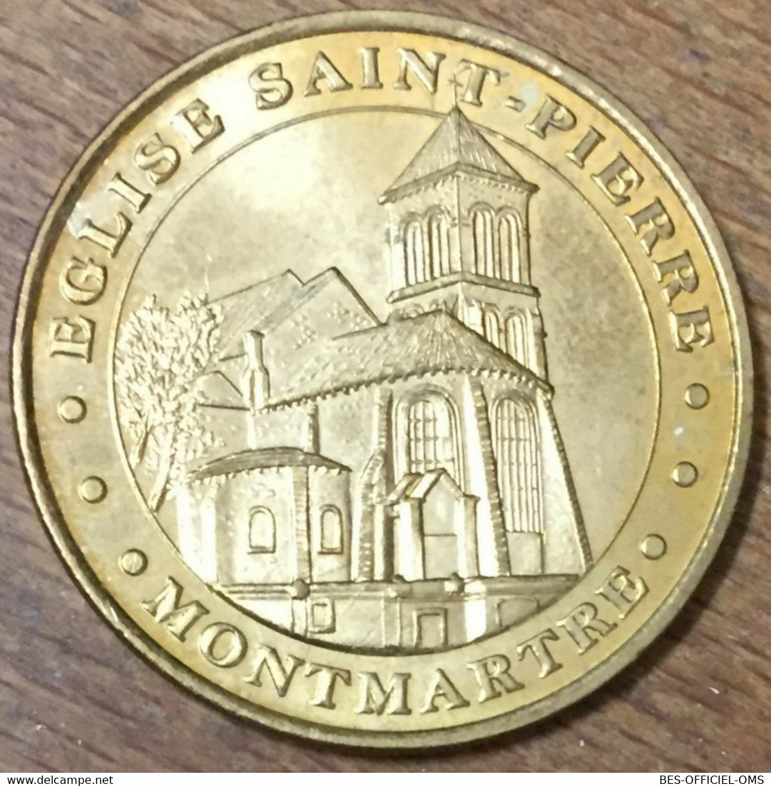 75015 PARIS ÉGLISE SAINT-PIERRE MONTMARTRE MDP 2007 MÉDAILLE MONNAIE DE PARIS JETON TOURISTIQUE MEDALS COINS TOKENS - 2007