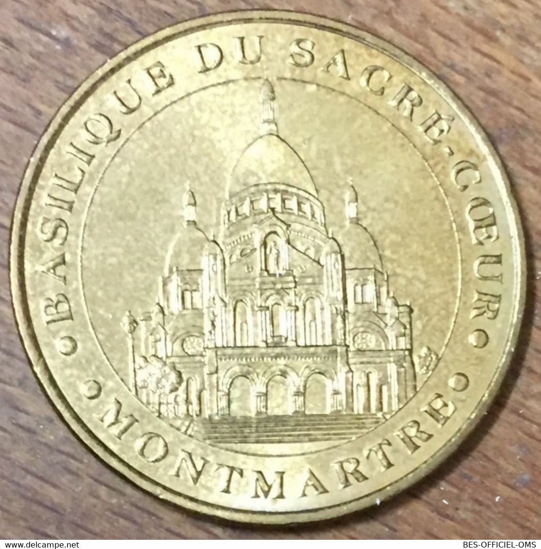 75018 PARIS BASILIQUE SACRÉ-COEUR MONTMARTRE MDP 2007 MÉDAILLE MONNAIE DE PARIS JETON TOURISTIQUE MEDALS COINS TOKENS - 2007