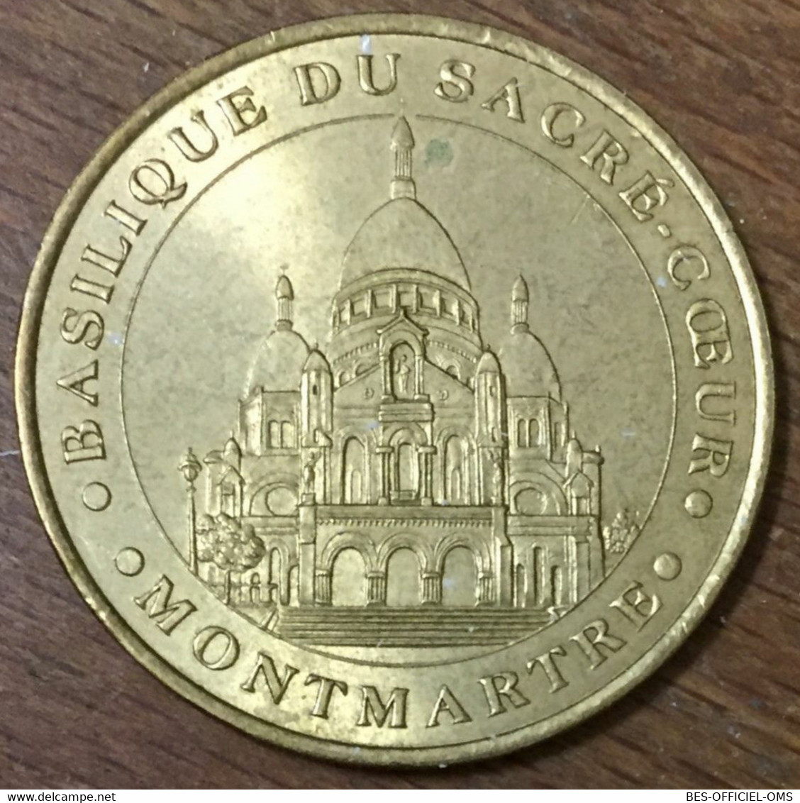 75018 PARIS BASILIQUE SACRÉ-COEUR MONTMARTRE MDP 2001 MÉDAILLE MONNAIE DE PARIS JETON TOURISTIQUE MEDALS COINS TOKENS - 2001