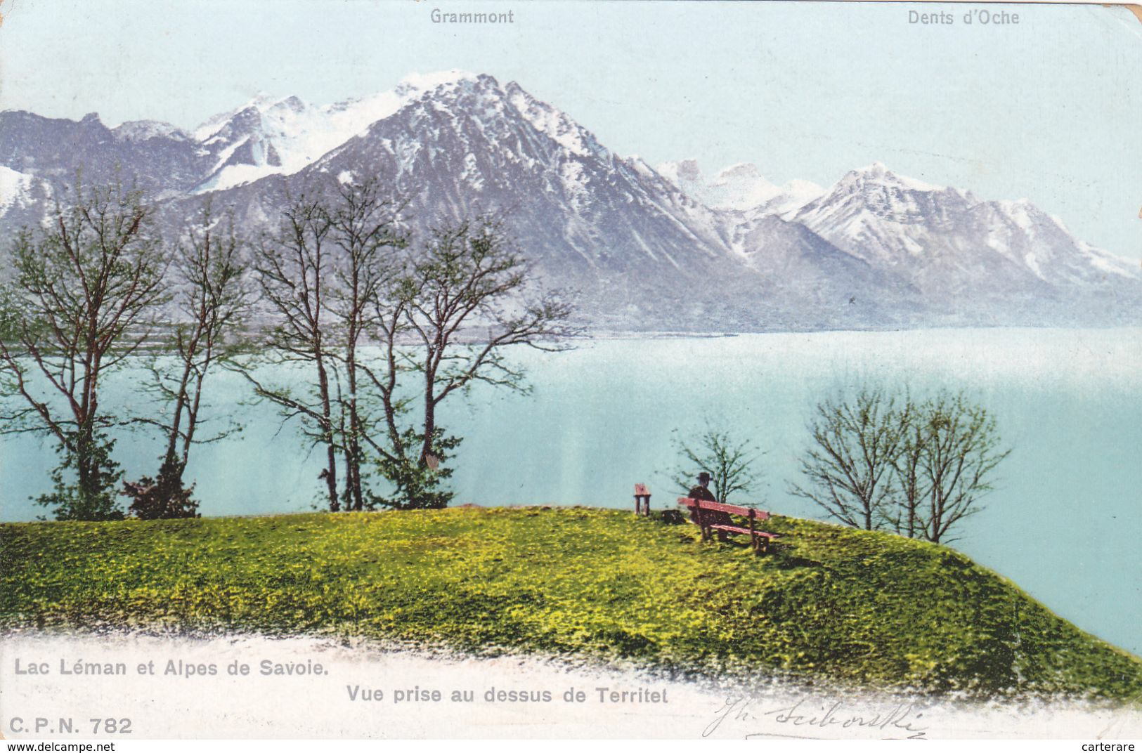 SUISSE,SWITZERLAND,SVIZZERA,SCHWEIZ,HELVETIA,SWISS ,VAUD,MONTREUX,TERRITET,1905 - Montreux