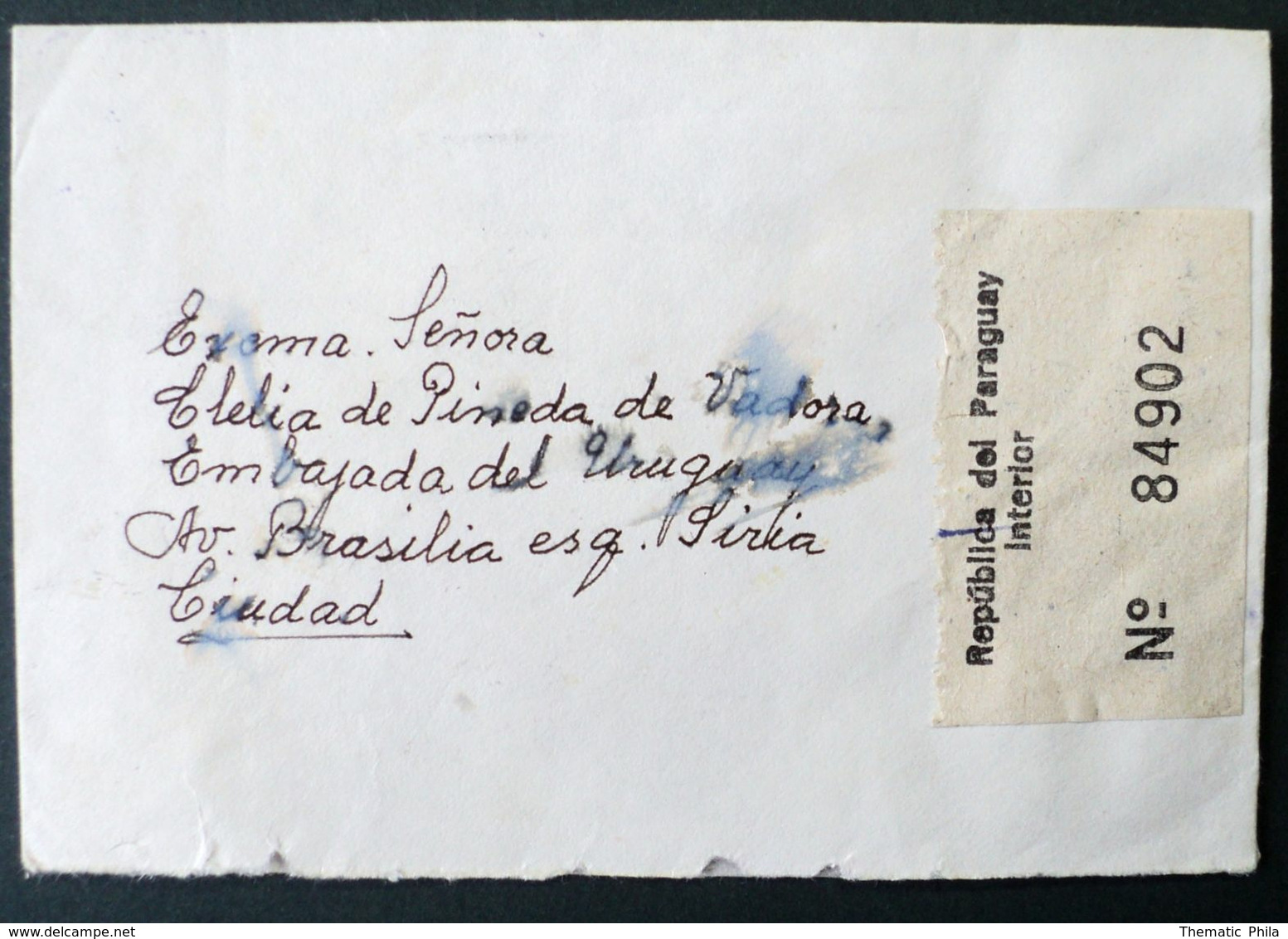 1980 Paraguay Circulated Recommended Cover - Aircraft Aircrafts Aviation Avion Plane Planes Flugzeug - Paraguay