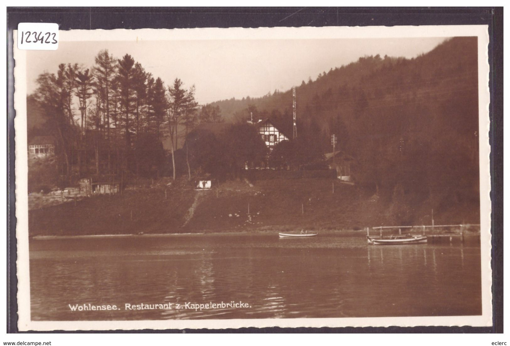 WOHLENSEE - RESTAURANT ZUM KAPPELERBRÜCKE - TB - Wohlen Bei Bern